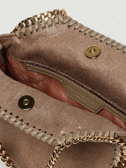 Borsa Falabella Micro Stella McCartney in camoscio sintetico cracklè