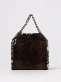 Borsa Falabella Mini Stella McCartney in pelle sintetica stampa pitone