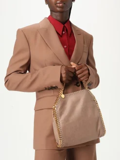 Borsa Falabella Stella McCartney in camoscio sintetico cracklè