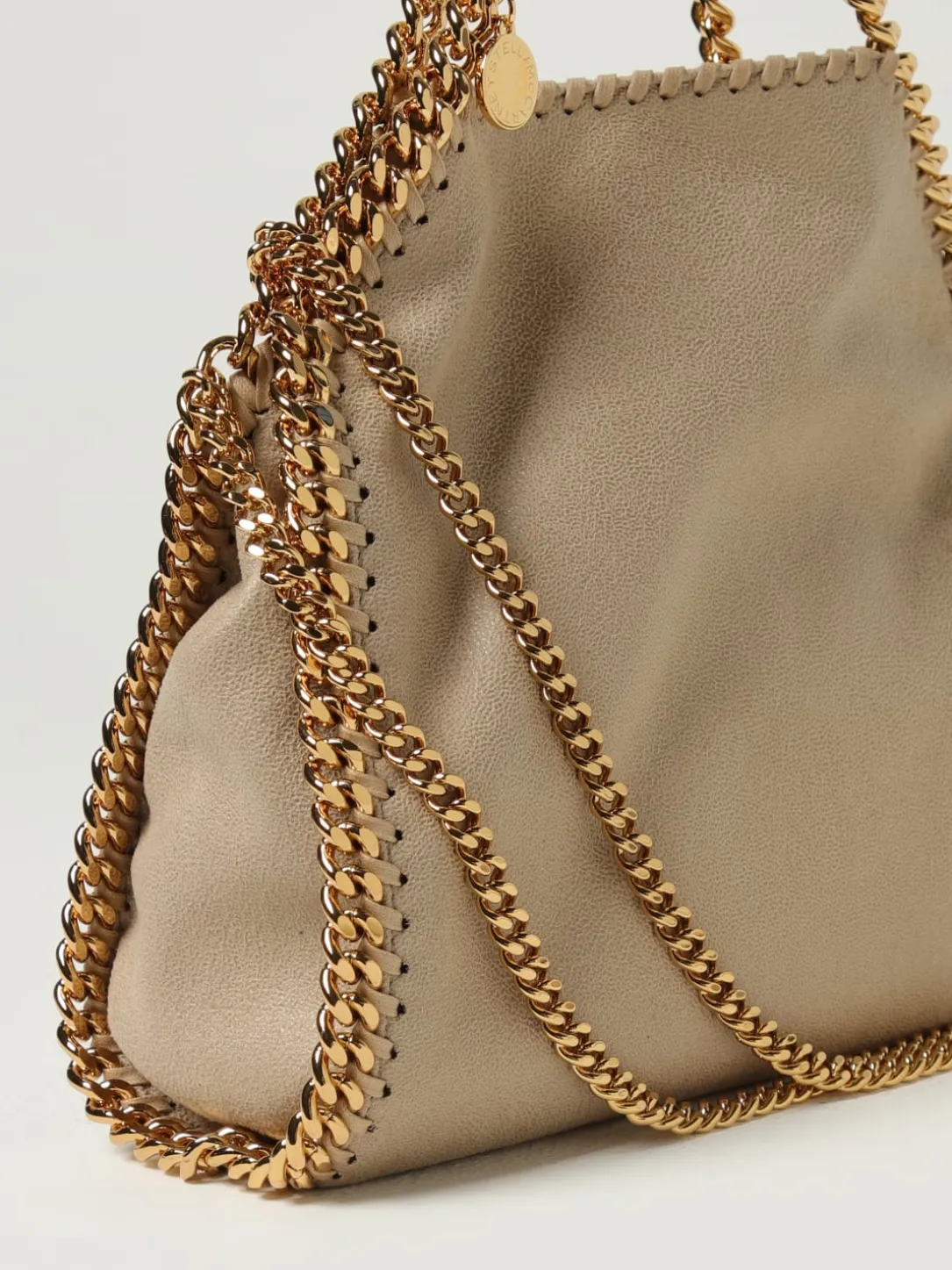Borsa Falabella Stella McCartney in camoscio sintetico cracklè
