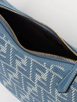 Borsa Fendigraphy Mini Fendi in canvas jacquard e pelle