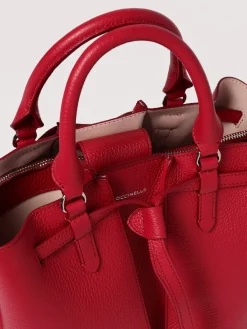 Borsa Flores Coccinelle in pelle a grana