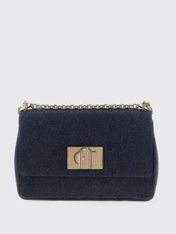Borsa Furla in denim di cotone