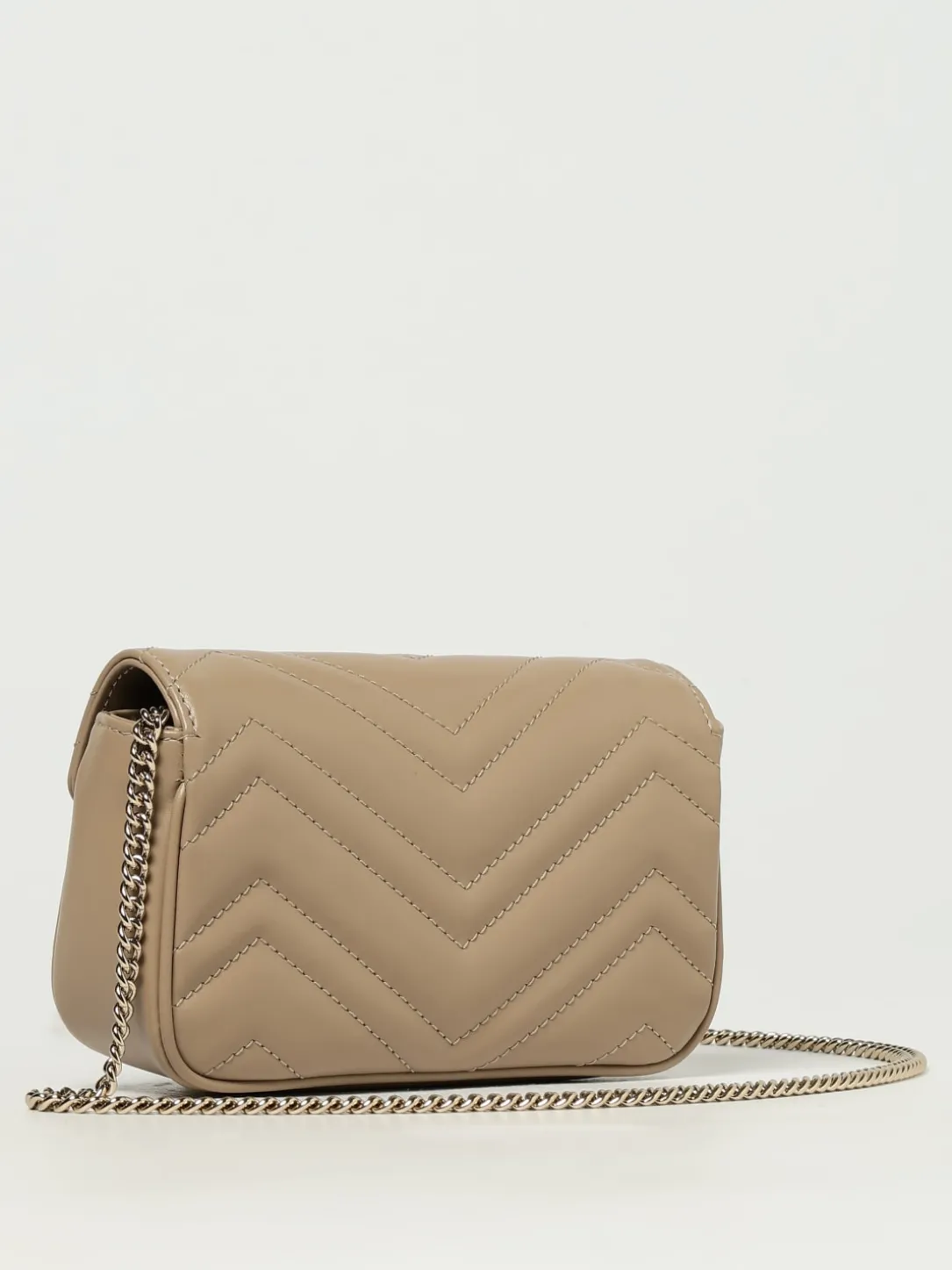 Borsa GG Marmont Gucci in pelle chevron matelassè