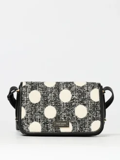 Borsa Grace Kate Spade in pelle e tweed con stampa a pois
