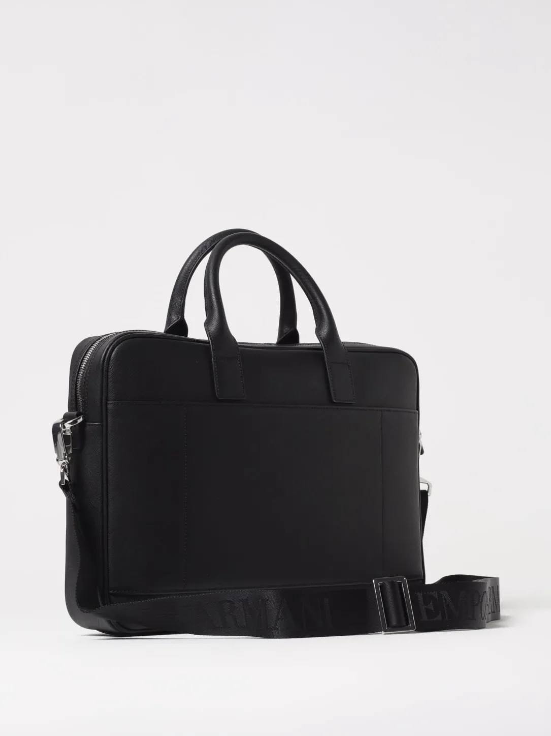 Borsa 24h Emporio Armani in pelle sintetica saffiano