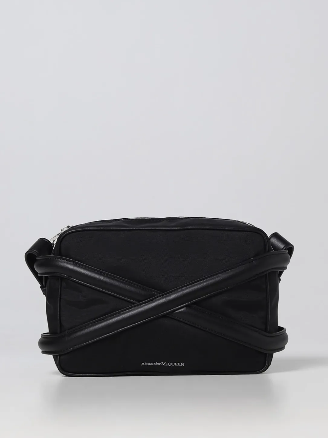 Borsa Harness McQueen in tessuto e pelle