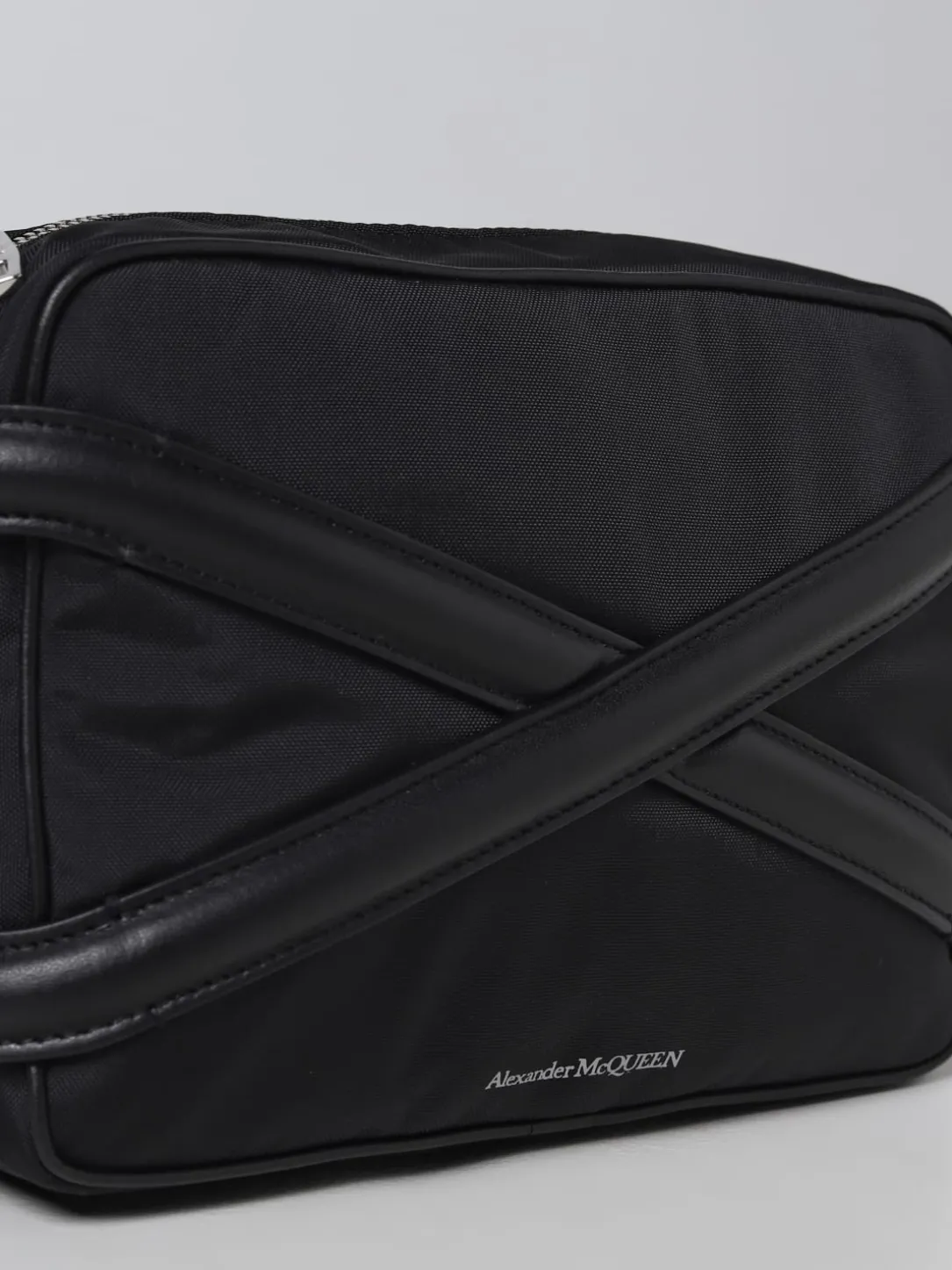 Borsa Harness McQueen in tessuto e pelle