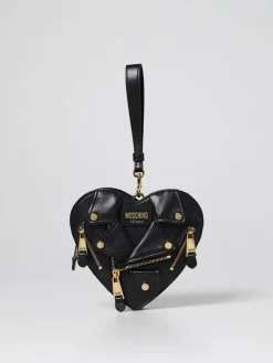 Borsa Heart Biker Moschino Couture in nappa