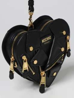 Borsa Heart Biker Moschino Couture in nappa