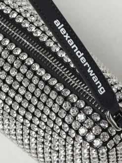 Borsa Heiress Alexander Wang in nylon con cristalli all over