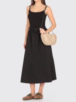 Borsa Hobo Brioche Brunello Cucinelli in pelle soft con Precious Chain