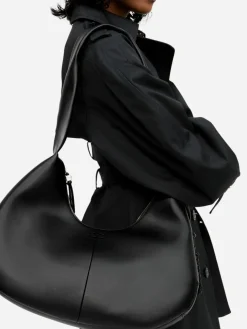 Borsa Hobo Ganni in pelle riciclata