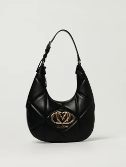 Borsa Hobo Love Moschino in pelle sintetica matelassè