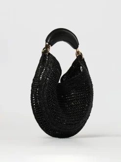 Borsa Hobo Summer Banana Chloè in rafia crochet