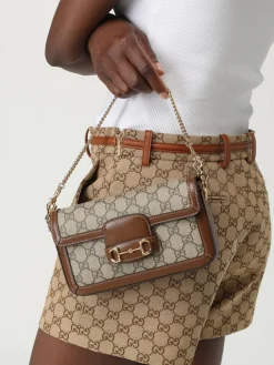 Borsa Horsebit 1955 Gucci in tessuto GG Supreme