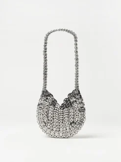 Borsa Iconic Moon 1969 Rabanne in maglia metallica