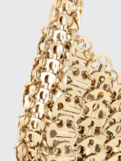 Borsa Iconic Moon 1969 Rabanne in maglia metallica