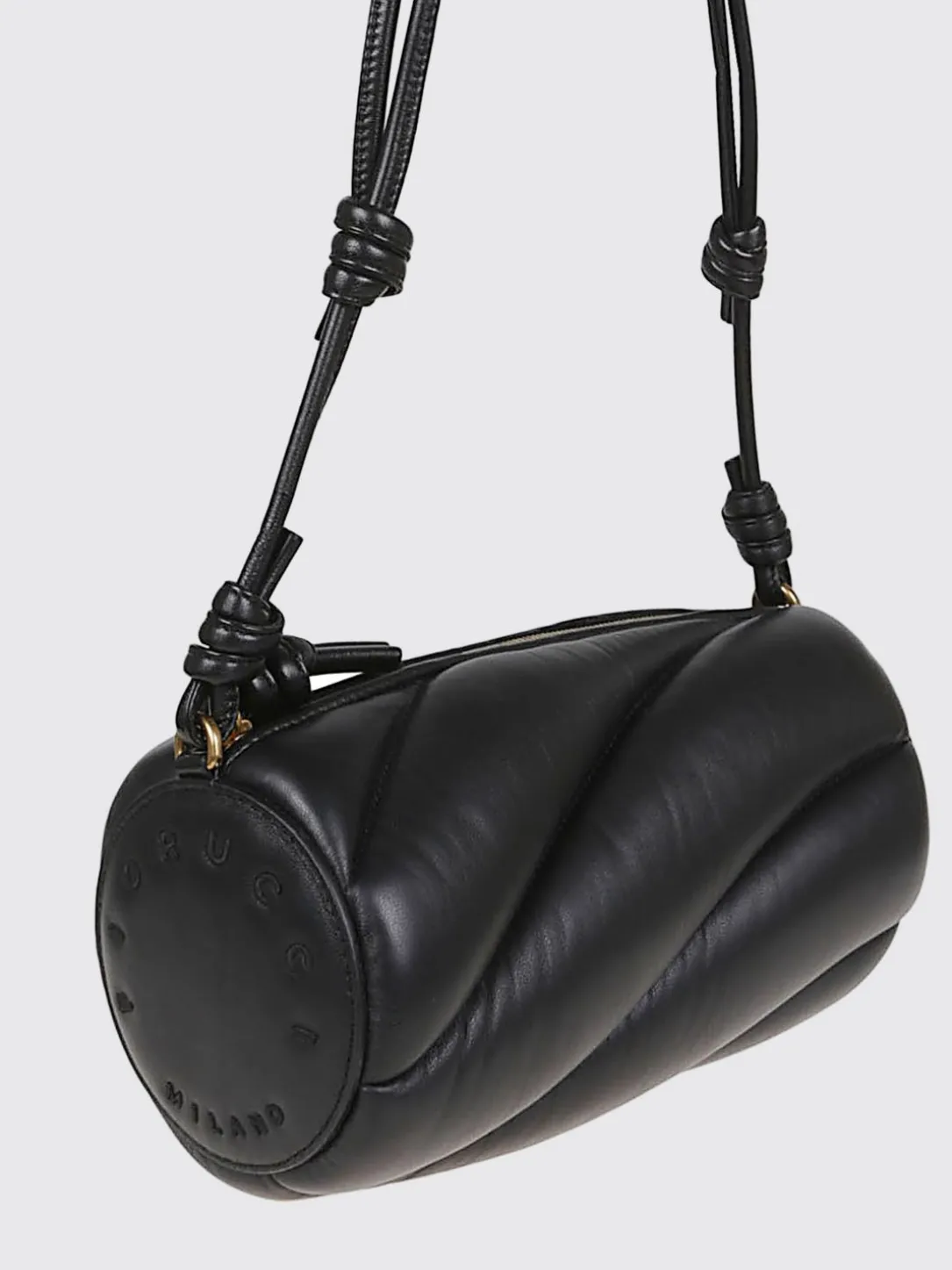 Borsa in pelle Mella Fiorucci a marshmallow