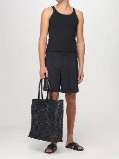 Borsa in rete intrecciata e pelle di vitello Dolce & Gabbana