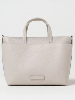 Borsa Inga Fabiana Filippi in pelle a grana con monile