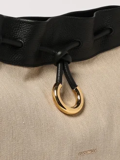 Borsa Isabela Coccinelle in canvas e pelle a grana