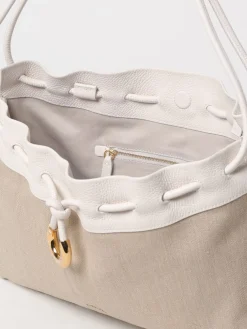 Borsa Isabela Coccinelle in canvas e pelle a grana