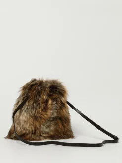 Borsa Japanese MM6 Maison Margiela in pelliccia sintetica