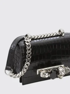 Borsa Jewelled McQueen in pelle