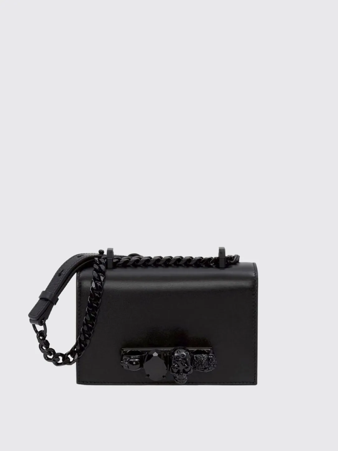 Borsa Jewelled McQueen in pelle