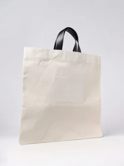 Borsa Jil Sander in canvas di cotone e lino