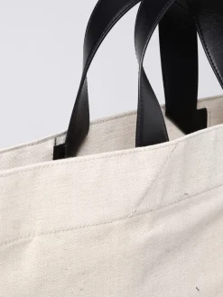 Borsa Jil Sander in canvas di cotone e lino