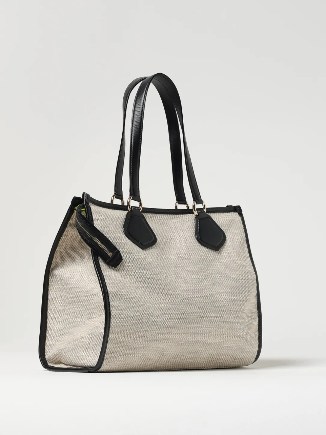 Borsa Jour L Lancel in iuta e pelle