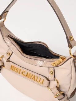 Borsa Just Cavalli in nylon e pelle sintetica stampa pitone