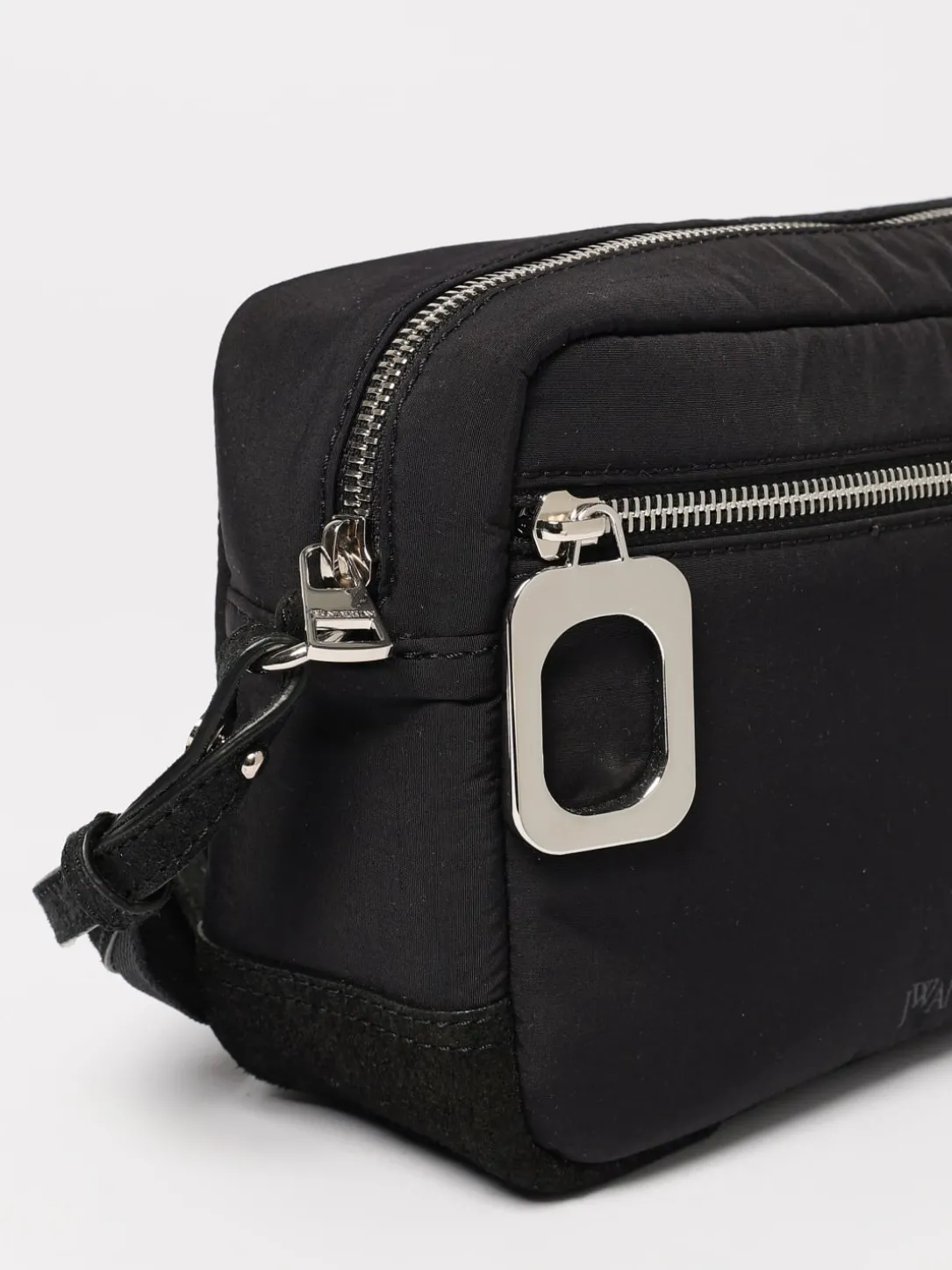 Borsa JW Anderson in nylon e camoscio