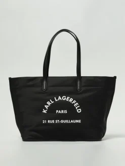 Borsa Karl Lagerfeld in nylon con stampa logo