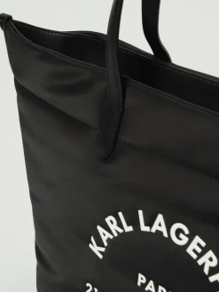 Borsa Karl Lagerfeld in nylon con stampa logo