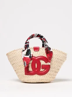 Borsa Kendra Dolce & Gabbana in rafia intrecciata