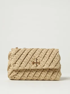 Borsa Kira Tory Burch in rafia intrecciata