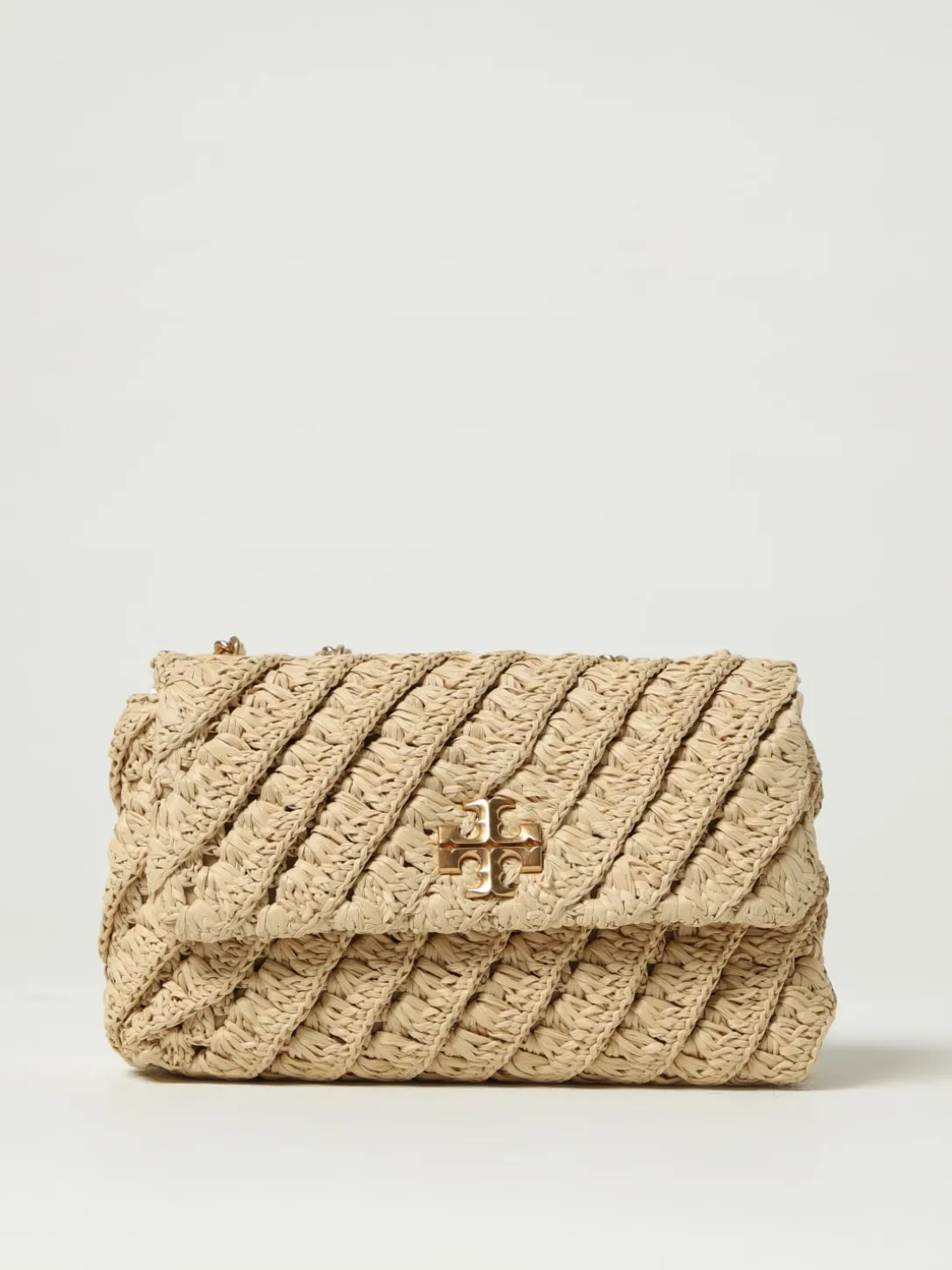 Borsa Kira Tory Burch in rafia intrecciata