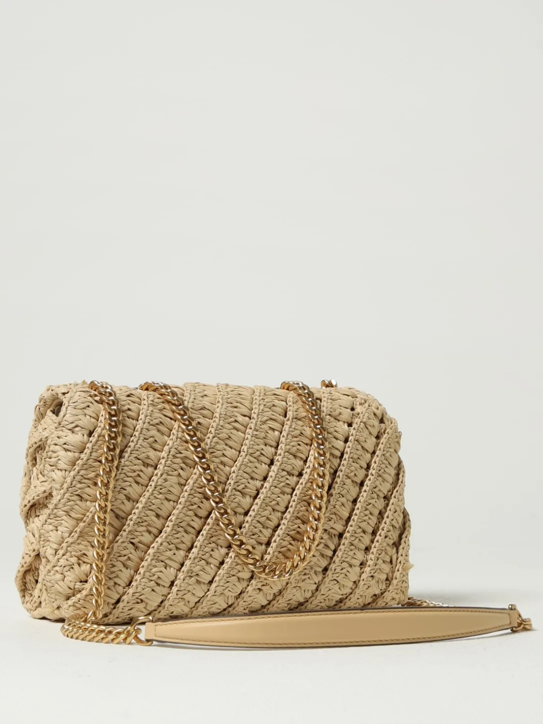 Borsa Kira Tory Burch in rafia intrecciata