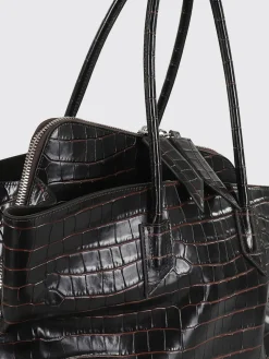 Borsa La Passeggiata The Attico in pelle stampa cocco