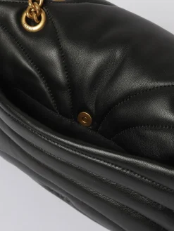 Borsa Lady Love Bag Puff Pinko in nappa matelassè chevron