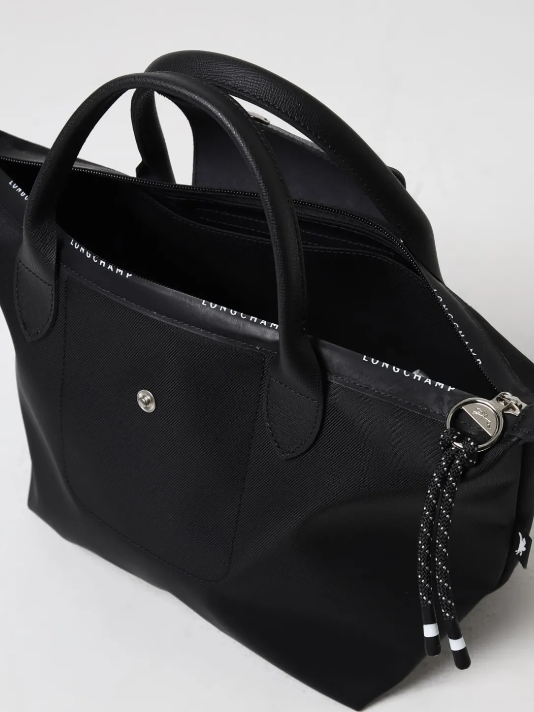 Borsa Le Pliage Energy S Longchamp in nylon riciclato e pelle