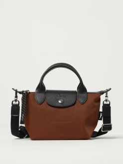 Borsa Le Pliage Energy XS Longchamp in nylon riciclato e pelle a grana