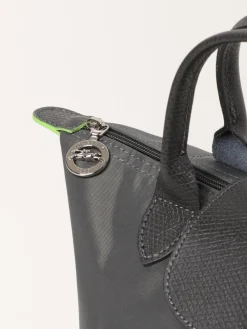 Borsa Le Pliage Longchamp in nylon e pelle a grana