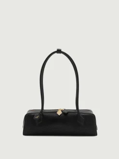 Borsa Le Teckel AlaÏa in pelle a grana