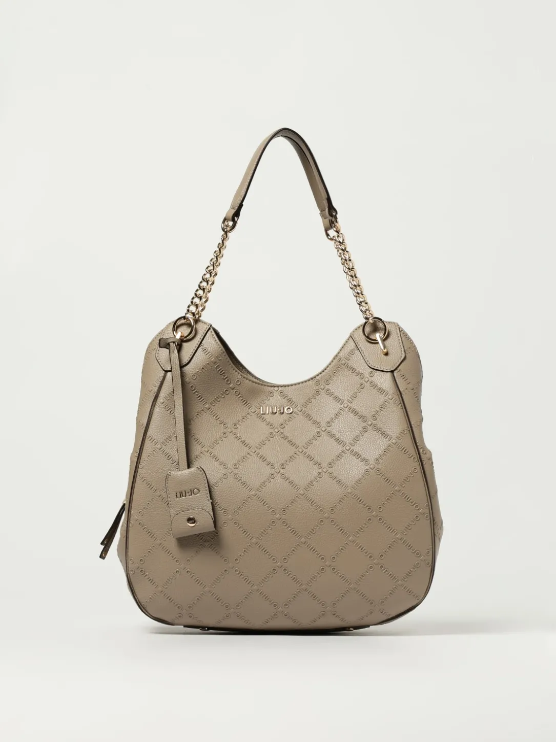 Borsa Liu Jo in pelle sintetica a grana con logo goffrato