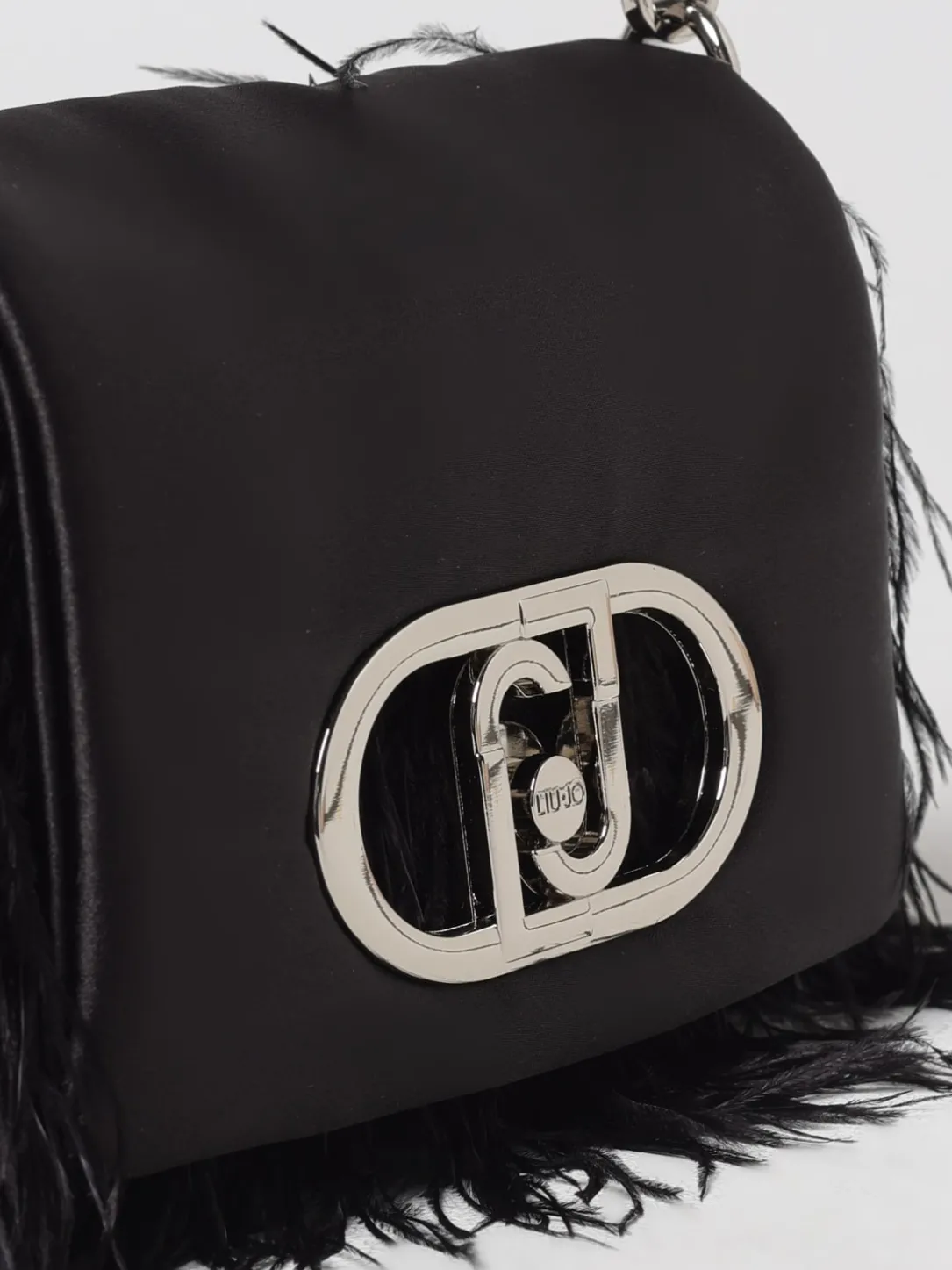 Borsa Liu Jo in viscosa con piume