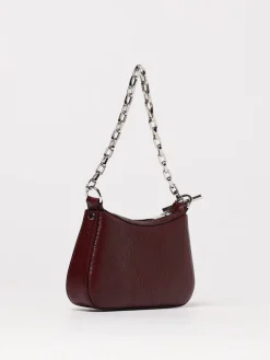 Borsa McQueen in pelle a grana